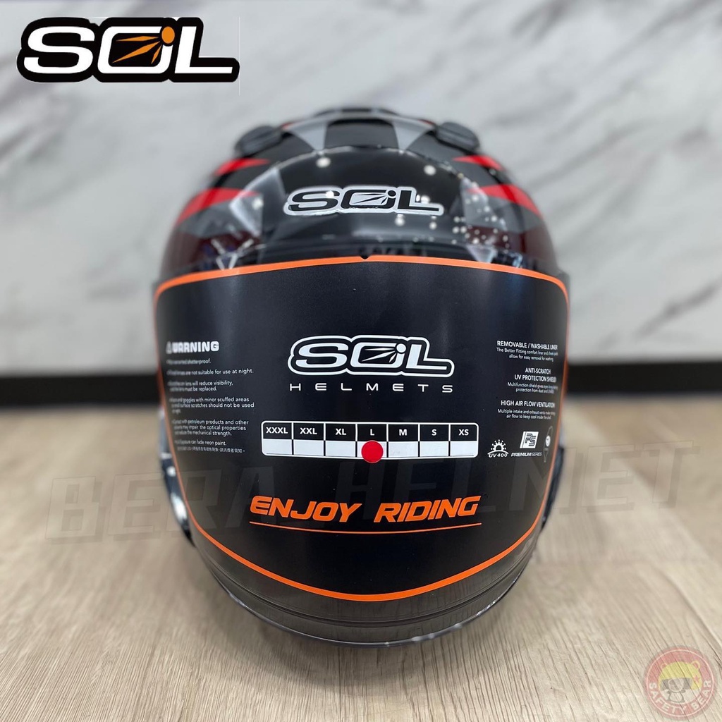 台南熊安全 Sol Soxp So Xp 獨角獸3 4罩半罩內藏墨鏡雙d扣雙層鏡加長鏡片輕量化彩繪 蝦皮購物
