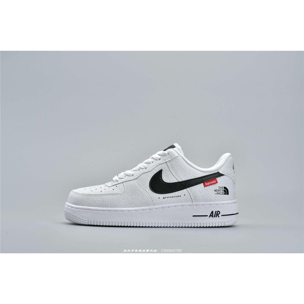 air force 1 north face supreme