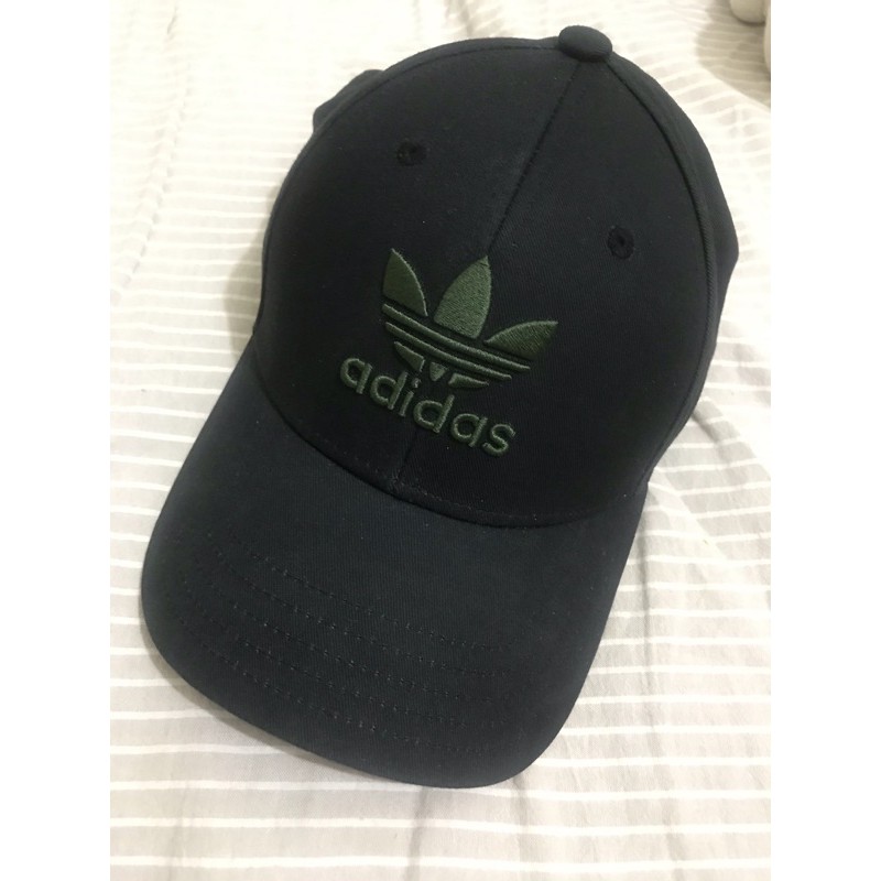 Adidas 愛迪達 綠色三葉草logo 棒球帽 鴨舌帽 可調式