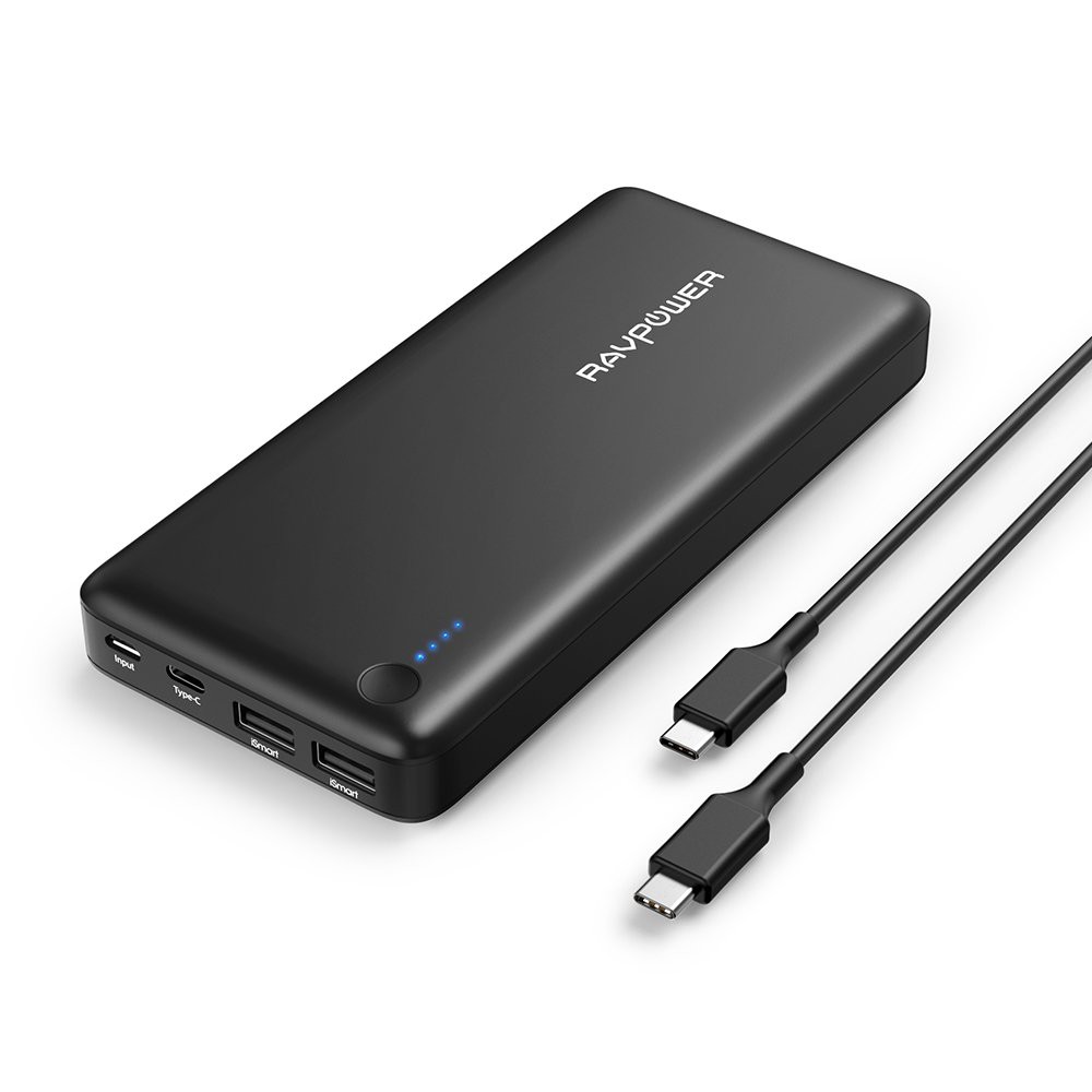 RAVPower 26800mAh Type-C PD 30W 行動電源支援Macbook Switch