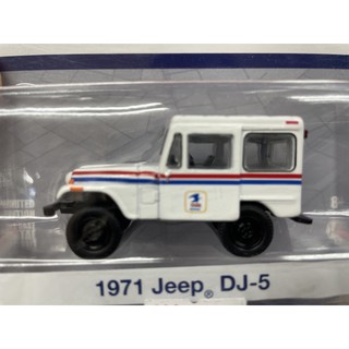 《模王》 1/64 美國綠光模型合金車 1971 吉普 DJ-5