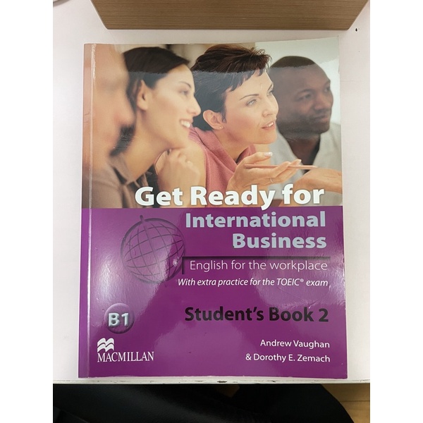 [價誠可小議近全新]Get ready for international business book 2
