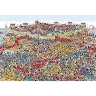 拼圖專賣店 日本進口拼圖 M81-733 (1000片迷你 Where's Wally？ 特洛伊木馬遊戲)