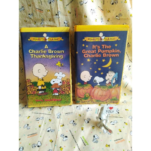 *潤餅小舖*snoopy錄影帶收藏Charlie Brown Thanksgiving/Great Pumpkin