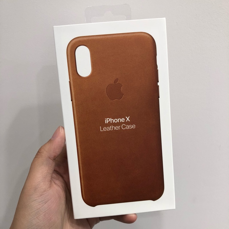 Apple iPhone X 原廠皮革殼