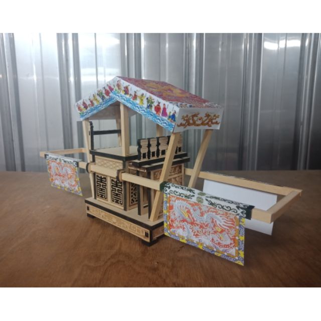 泓展工藝坊 小神轎棚轎迷你神轎模型神轎模型廟會模型袖珍小棚轎蓬轎 蝦皮購物