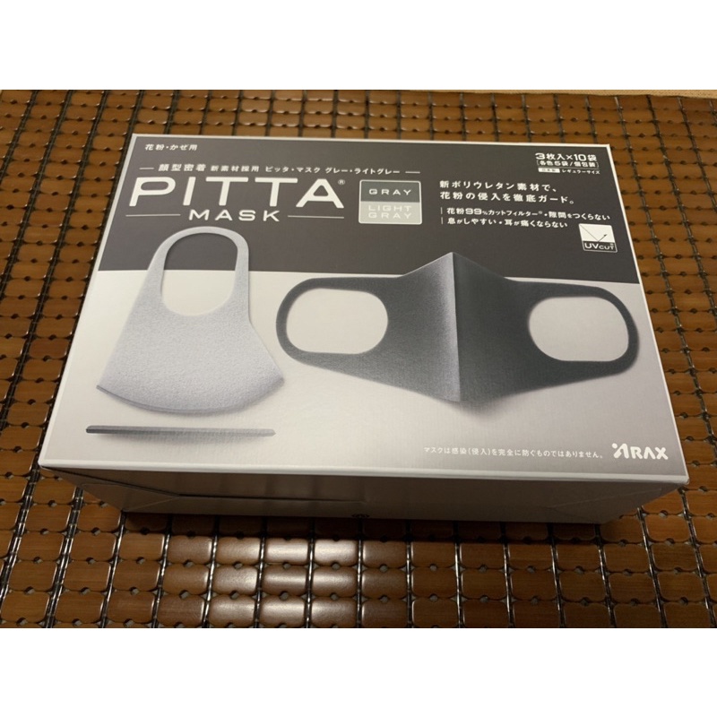 🇯🇵日本PITTA MASK 高密合可水洗口罩 深灰黑5包淺灰5包 一盒
