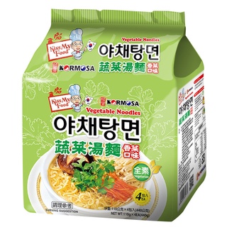KORMOSA蔬菜湯麵-香菜口味(包)110g克 x 4 【家樂福】