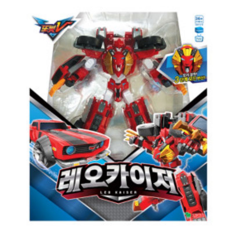可超取🇰🇷韓國境內版 tobot v 宇宙奇兵 獅王凱薩 紅色 車子 變形 機器人 組