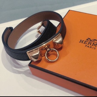 ❌❌售出❌❌💕💕Hermès CDC 雙圈手環黑金配色 S號
