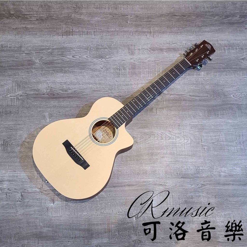 【可洛音樂】免運 Pukanala PG-OS1C 面單板民謠吉他 木吉他 旅行吉他 附原廠外袋