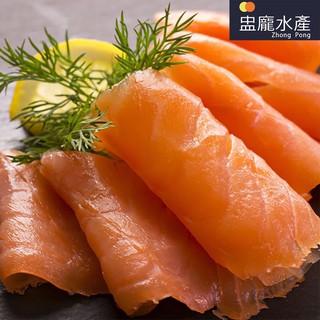 【盅龐水產】冷燻鮭魚切片1/2 - 淨重1.5kg±5%/片