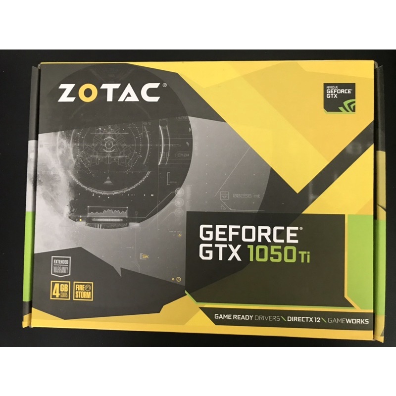 ZOTAC GTX1050Ti 4G DDR5 免插電