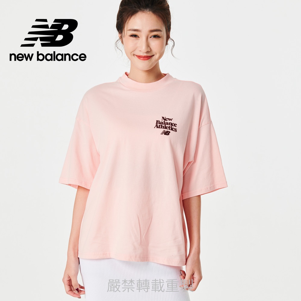 【New Balance】 NB 短袖上衣_女性_粉色_AWT23553PIE