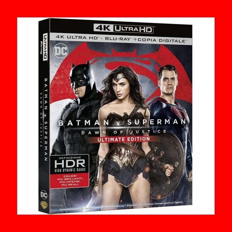【4K UHD】蝙蝠俠對超人:正義曙光 4K UHD加長版+BD劇院版：雙碟限定版(台灣繁中字幕)BVS