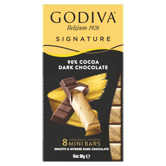 GODIVA 迷你巧克力棒 牛奶 血橙 黑巧克力 海鹽 焦糖 杏仁 【Sunny Buy】