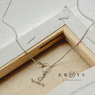 【ERYU】現貨｜簡約・Ignited - 蛇鍊 蛇骨鍊 韓系 簡約項鍊 OT扣Choker