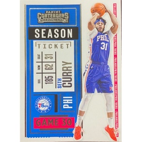 PANINI CONTENDERS SETH CURRY 球票卡