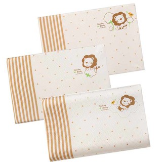 Simba小獅王 有機棉乳膠舒眠枕(S/M/L) 含枕套 寶寶平枕 幼兒枕頭 乳膠枕《愛寶貝》