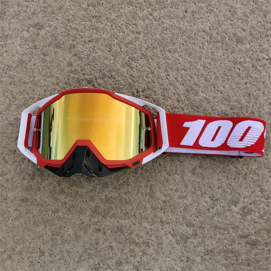 100% Racecraft 越野摩托車護目鏡男士摩托車賽車眼鏡 Mtb MX 越野車越野頭盔護目鏡運動滑雪眼鏡