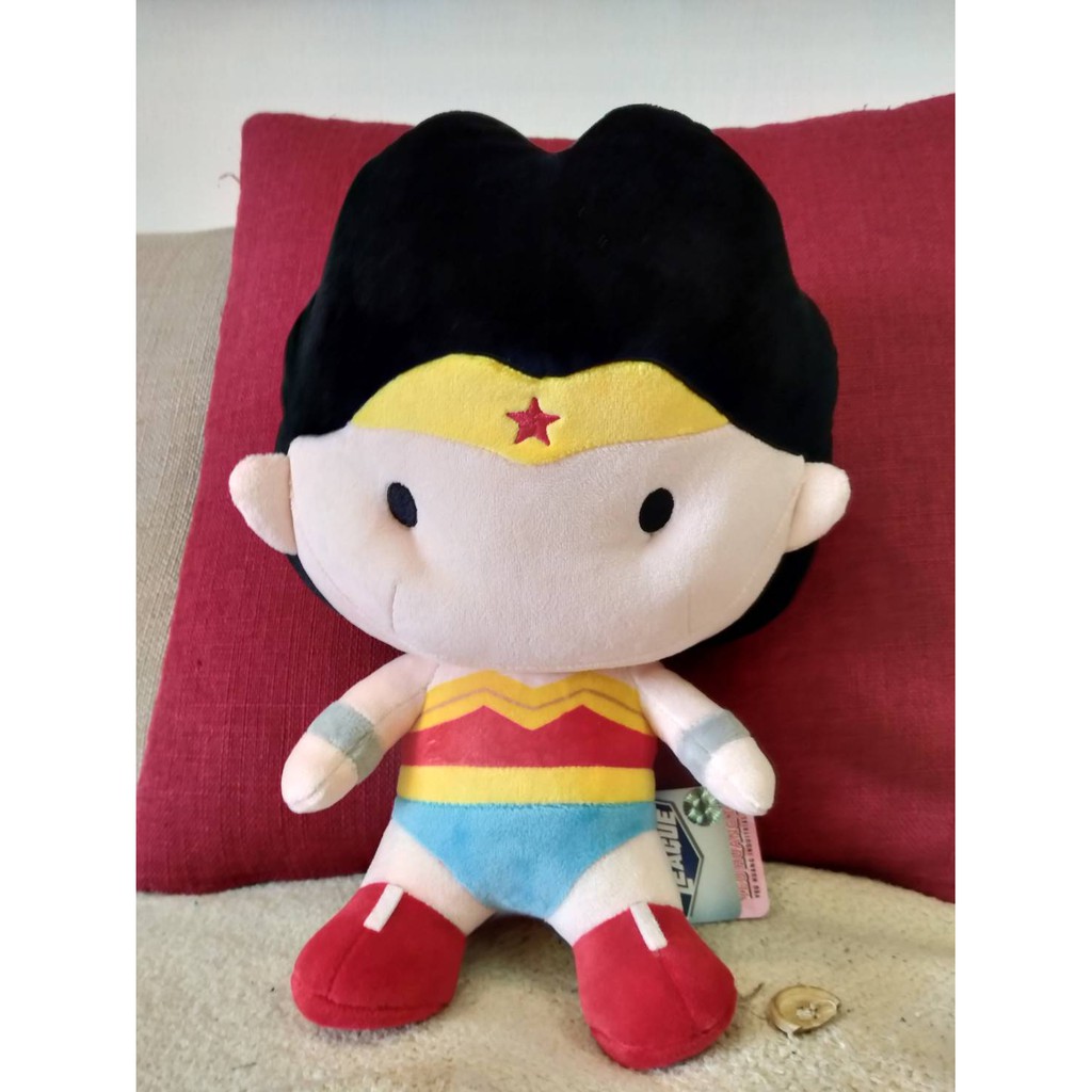 【現貨】 12吋 Q版 正義聯盟 DC 神力女超人 超人 蝙蝠俠 閃電俠 水行俠 娃娃 玩偶 超人娃娃 神力女超人娃娃