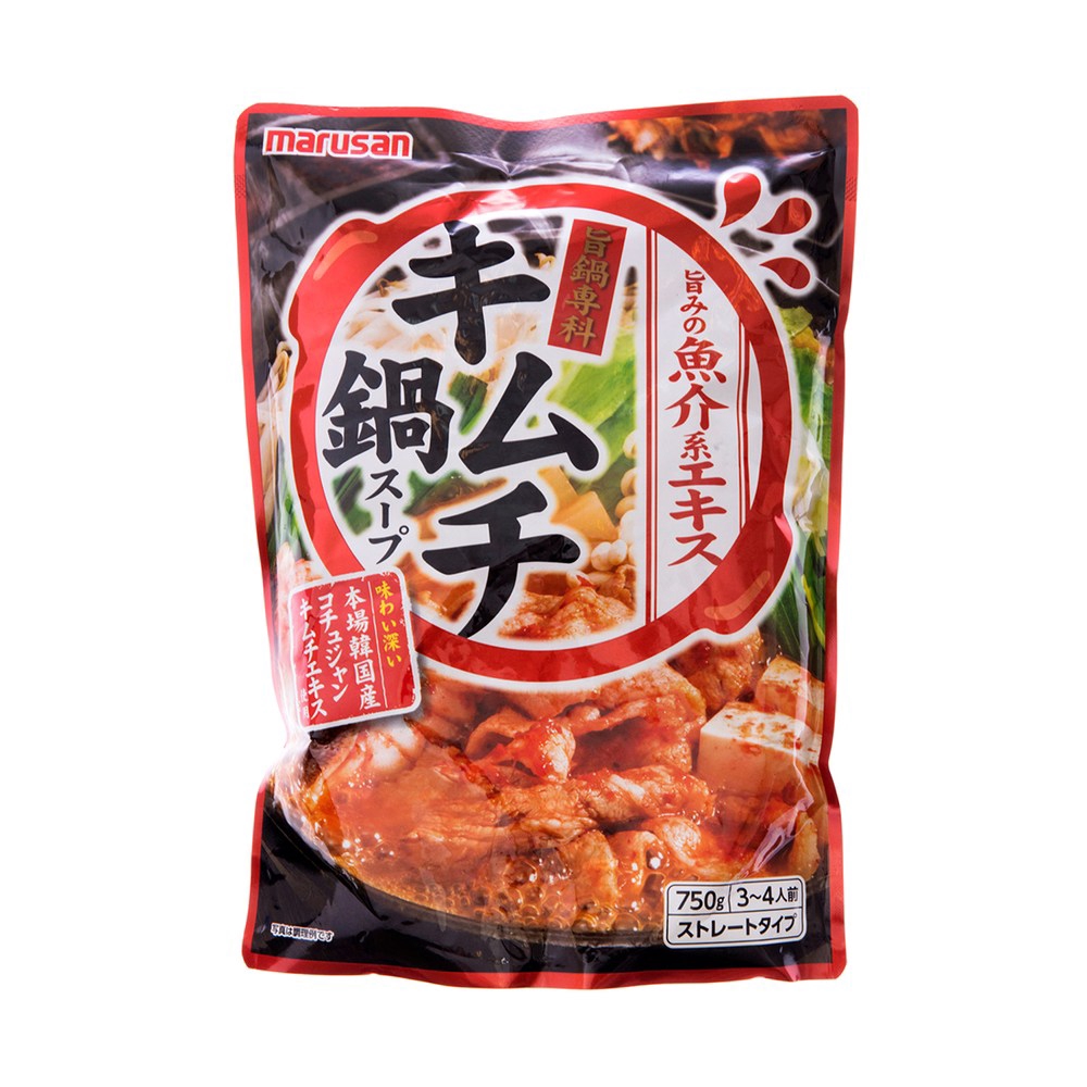 日本丸三泡菜火鍋湯底750g(3~4人)