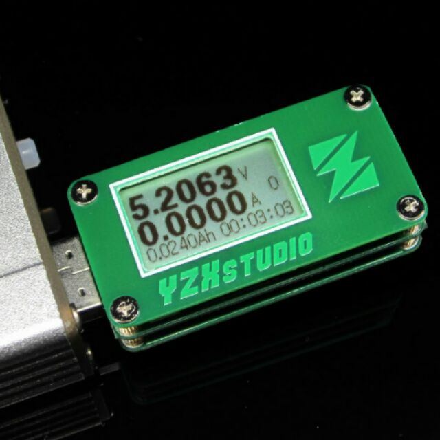 二手 YZX ZY1266 綠表2代V3.0+ LCD USB2.0可測線阻3.5V-24V電流表測試
