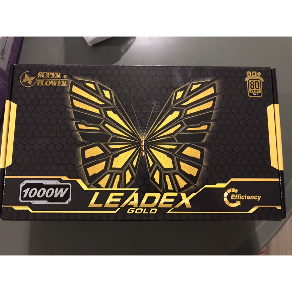 振華 LEADEX SUPER FLOWER 1000W GOLD 金牌 電源供應器 POWER 保固內 九成新
