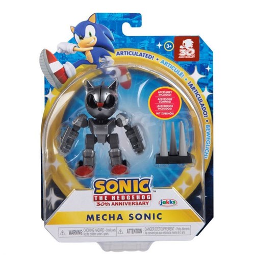 Jakks 音速小子 - 音速小子4吋可動公仔 - Mecha Sonic