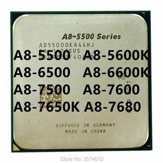 A8-5500 A8-5600K A8-6500 A8-6600K A8-7500 A8-7600 A8-7650K A