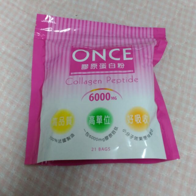 ONCE 膠原蛋白粉 21包(袋)