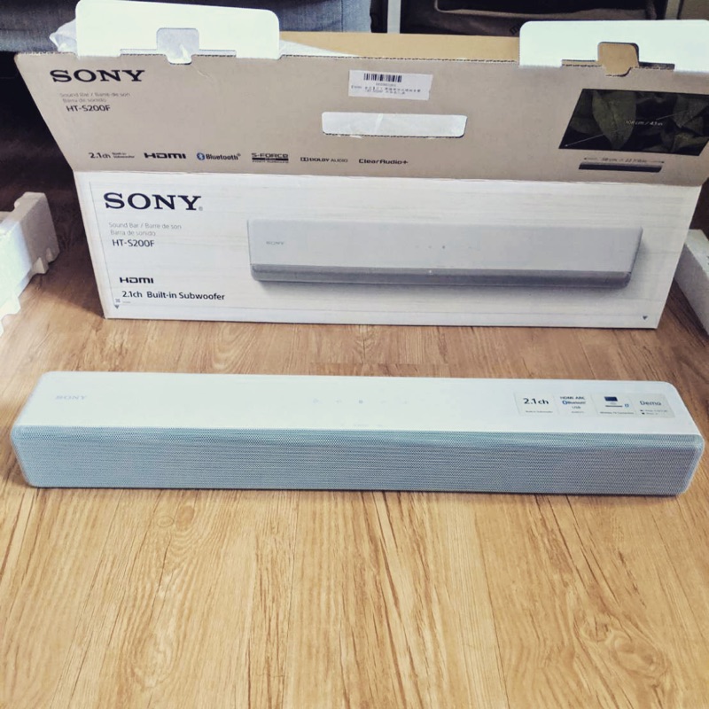 《二手》Sony HT-S200F 喇叭 音響 米白色