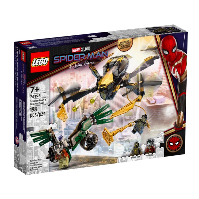『現貨』LEGO 76195	Marvel-蜘蛛俠的無人機決鬥     盒組     【蛋樂寶】