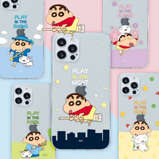 韓國正版KR 透明款蠟筆小新PLAY玩耍系列 iPhone保護殼 手機殼 Unicorn