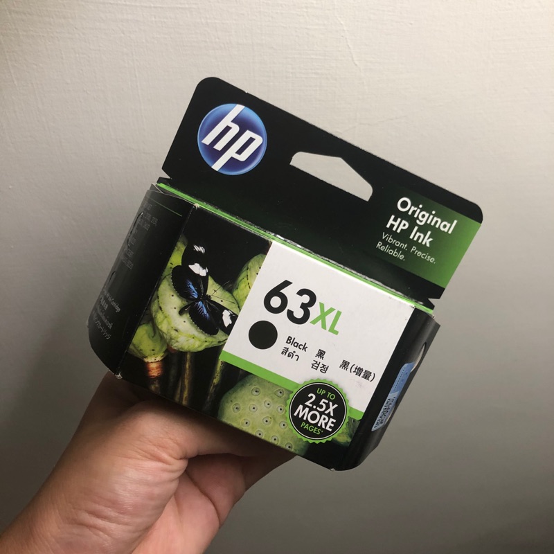 HP 黑色 63XL 原廠墨水匣【全新！因買錯僅拆外包裝】