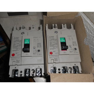 全新 日本三菱 漏電斷路器NV63-CV 3P 30A 100-440VAC 30mA (D2)