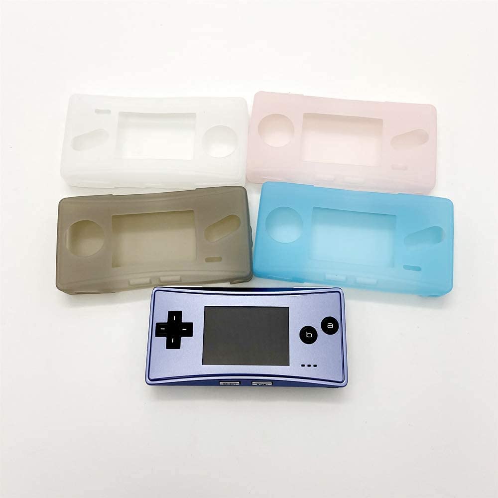 Gameboy Micro GBM 控制台的防刮矽膠套軟透明保護殼更換