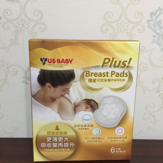 優生US Baby花型絲薄防溢母乳墊 6片裝