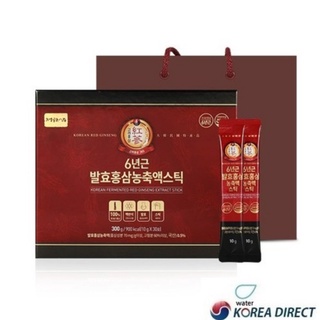 韓國 正元蔘6年根發酵紅蔘濃縮液10mlx30包