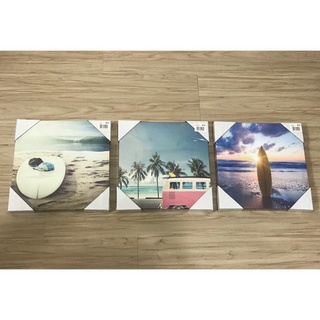 全新 衝浪 夏威夷風/海島風/加州風 掛畫 限量 現貨
