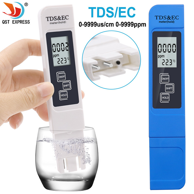 附電子發票 TDS水質檢測筆 EC計電導率測試筆 攝氏華氏溫度三合一飲用水檢測