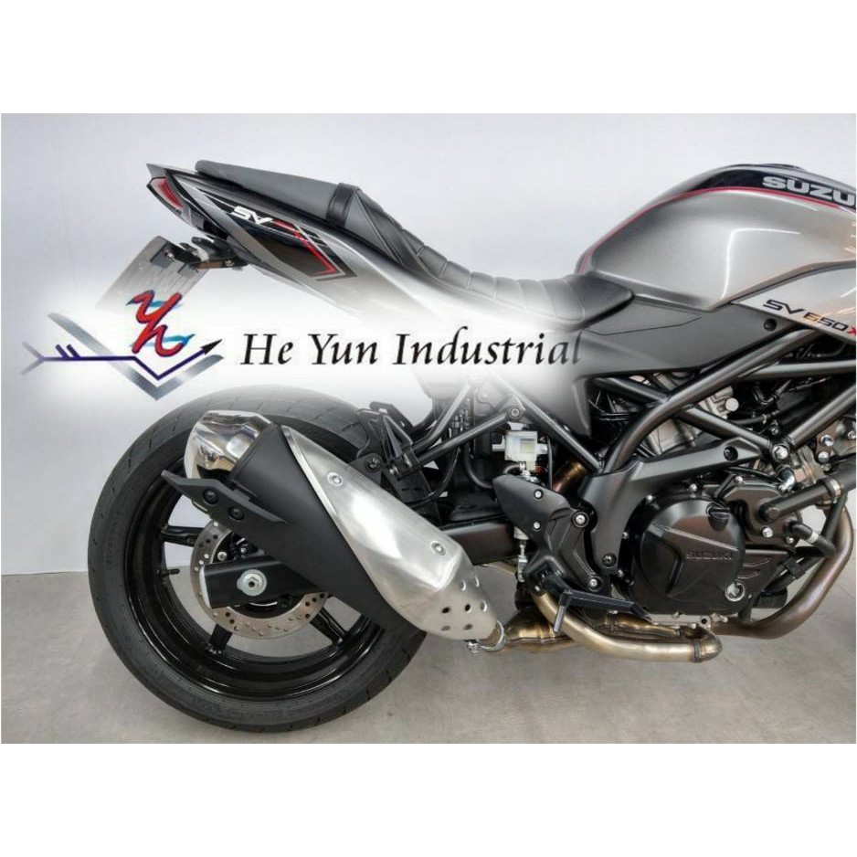 SUZUKI  16-18年 SV650/SV650X/後牌架/短牌架/SUS304(霧黑)粉體塗裝