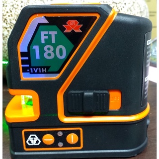 FT-180G 超高亮度綠光十字線(1V1H) 擺錘式雷射水平儀 **戶外使用清晰可見**