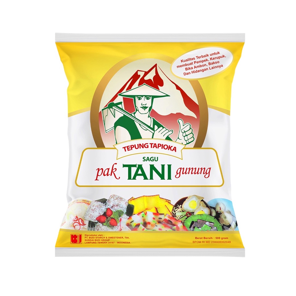 印尼 CAP PAK TANI GUNUNG Tepung Tapioka 樹薯粉 500g
