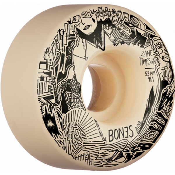 《帥奇滑板店》| bones wheels ghosted 54mm v5 99a | 滑板輪子