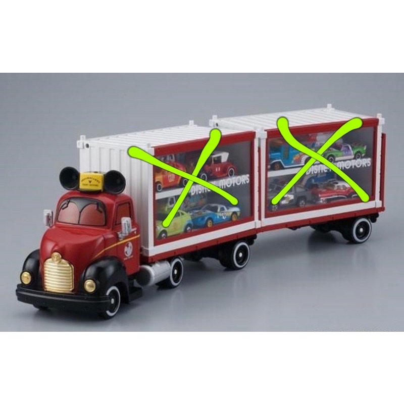 Tomica Disney 米奇 貨櫃 迪士尼 多美 拖板車 貨櫃車 載運車