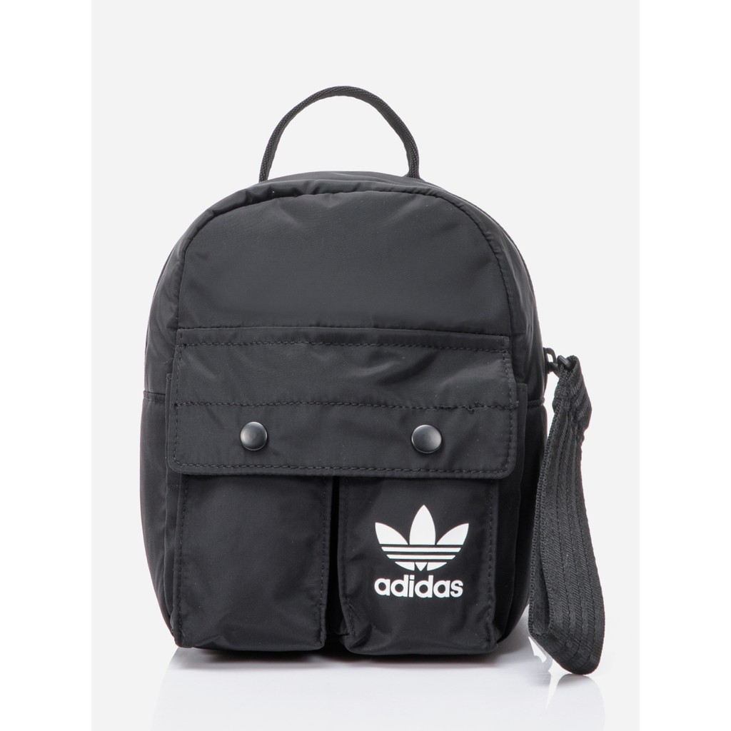 【SPORT STYLE】ADIDAS MINI BACKPACK XS迷你 尼龍小後背包 小包 女 黑DV0209