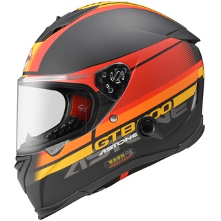 <SY上雅安全帽>ASTONE GTB-800 平光黑/AO10紅 全罩安全帽 GTB800 全罩式 內墨鏡 雙鏡片 雙
