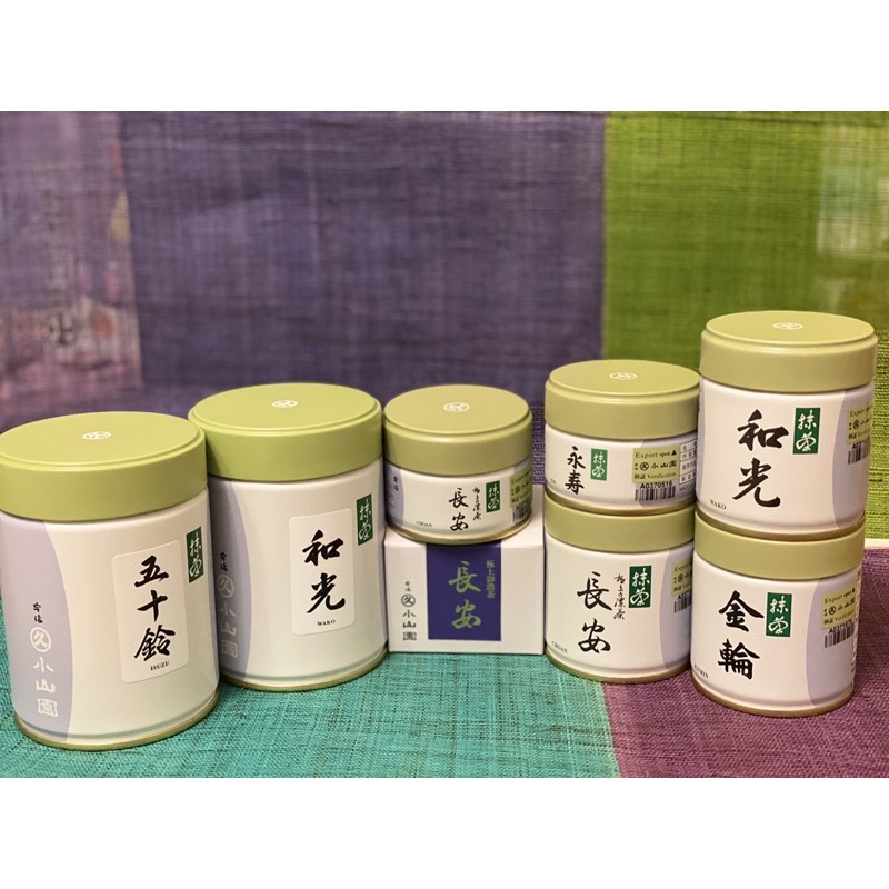 丸久小山園 抹茶 粉末緑茶 40g缶入り 永寿3缶 五十鈴3缶