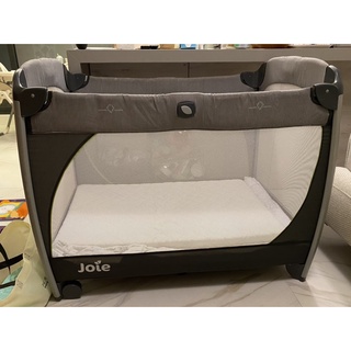二手 Joie 嬰兒遊戲床 附德國製床墊